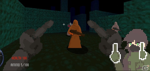 マチェーテやショットガンでカルト組織を殲滅するFPS「カルトに厳しいギャル-CULT VS GAL-」のSteamストアページがオープンの画像3
