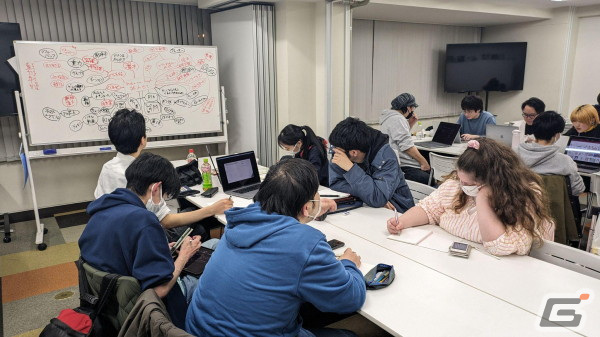 Global Game Jam 2024ヒューマンアカデミー秋葉原会場風景