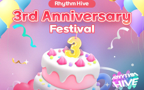 「Rhythm Hive」サービス3周年記念イベントが開催!BTSやSEVENTEENなどの新規ライブテーマも公開
