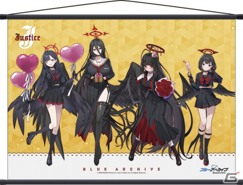「ブルアカ」3rd ANNIVERSARY FAIR.が2月17日よりアニメイトで開催！正義実現委員会メンバーの描き下ろしイラストを使用したグッズもの画像3