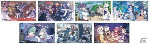 「ブルアカ」3rd ANNIVERSARY FAIR.が2月17日よりアニメイトで開催！正義実現委員会メンバーの描き下ろしイラストを使用したグッズもの画像5