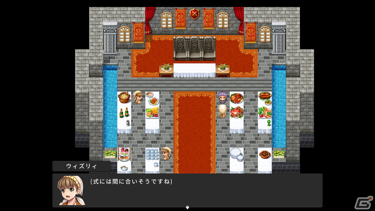 豊富な種類のマップタイルがたくさん！　宴会場やレストラン店内なども作れる！