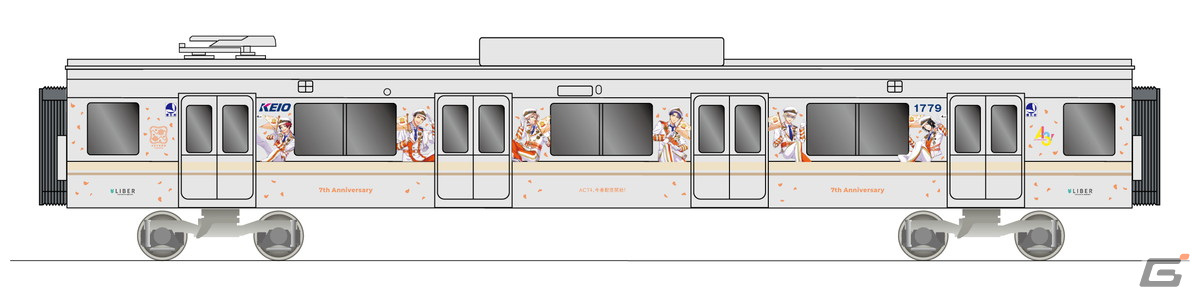 「A3!」と京王電鉄とのコラボが2月26日より開催！MANKAIトレインの運行や一日乗車券の販売などを予定の画像