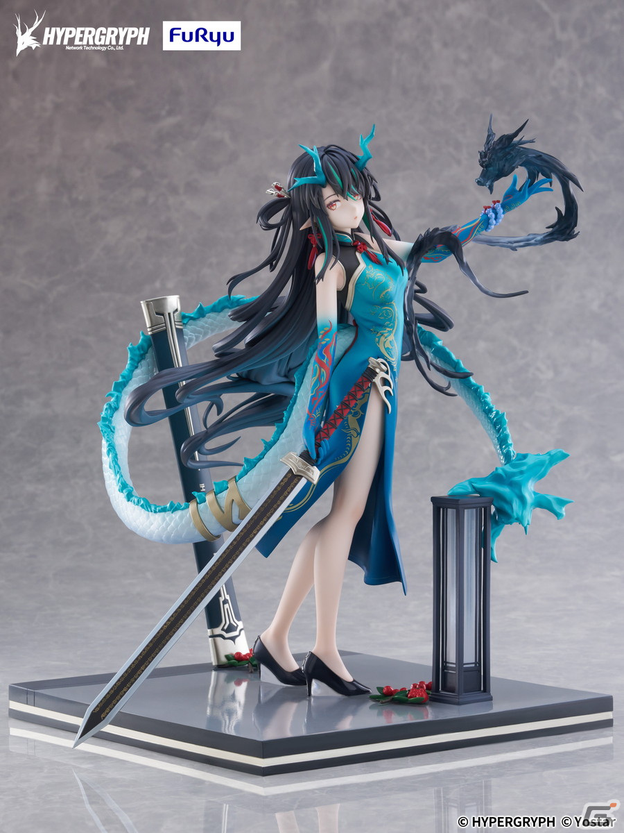 「アークナイツ」シーが新たな専用コーデ「染塵煙」のイラストをもとにフィギュア化!予約受付もスタートの画像