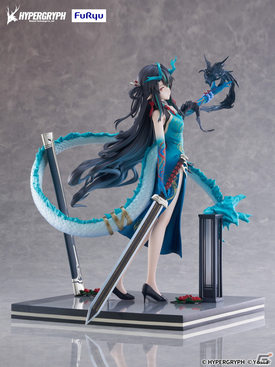 「アークナイツ」シーが新たな専用コーデ「染塵煙」のイラストをもとにフィギュア化!予約受付もスタートの画像
