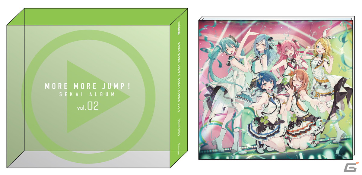 「プロセカ」MORE MORE JUMP！のSEKAI ALBUM vol.2が発売！グッズ付生産限定盤にはアクリルスタンドが付属の画像