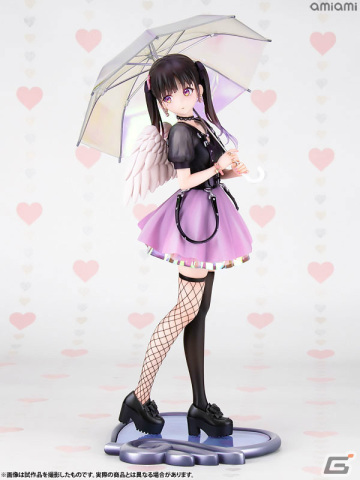 イラストレーター・フカヒレ氏のイラスト「傘を開いて翼を閉じて」より心羽（みはね）がフィギュア化！の画像2