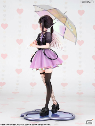 イラストレーター・フカヒレ氏のイラスト「傘を開いて翼を閉じて