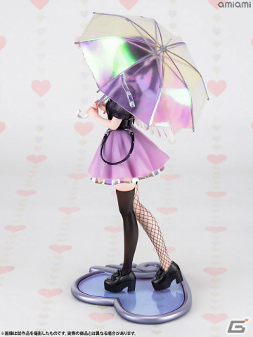 イラストレーター・フカヒレ氏のイラスト「傘を開いて翼を閉じて」より