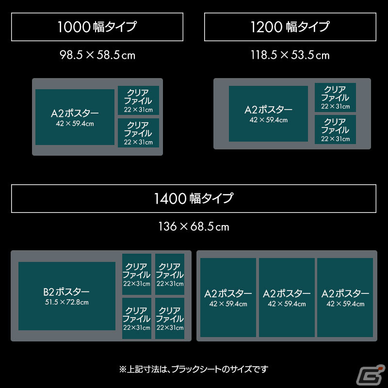 ステッカーやクリアファイルを挟んで飾れる2層式デスクマットがBauhutteより発売!の画像