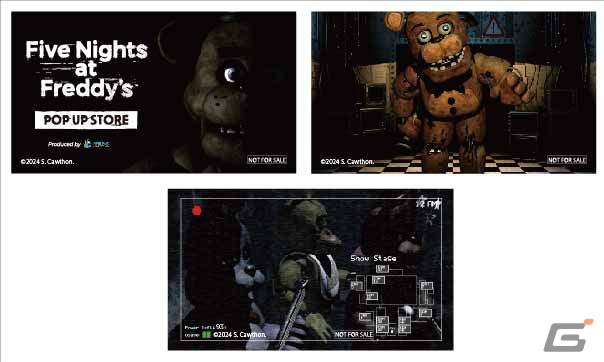 「Five Nights at Freddy's」の公式ポップアップストアが2月16日より新宿、3月1日より難波で実施！の画像