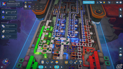 自動化生産シミュレーションゲーム「shapez2」の体験版が「Steam Next