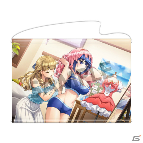 「ドルフィンウェーブ」ゲーム内イラストを使用したB2タペストリーの予約受付が開始！水着姿のトモなど14種がラインナップの画像12
