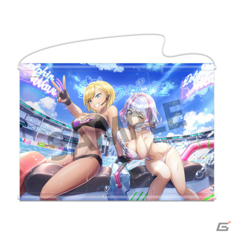 「ドルフィンウェーブ」ゲーム内イラストを使用したB2タペストリーの予約受付が開始！水着姿のトモなど14種がラインナップの画像15