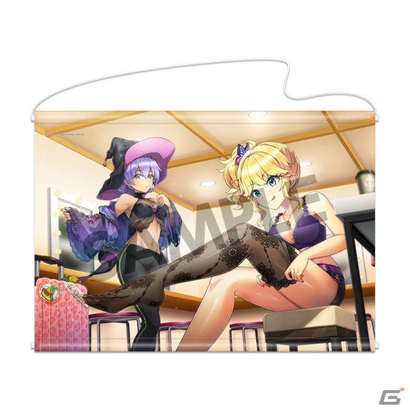 「ドルフィンウェーブ」ゲーム内イラストを使用したB2タペストリーの予約受付が開始!水着姿のトモなど14種がラインナップの画像