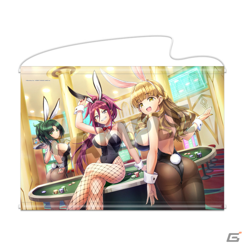 「ドルフィンウェーブ」ゲーム内イラストを使用したB2タペストリーの予約受付が開始!水着姿のトモなど14種がラインナップの画像
