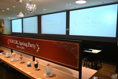 「FGO CBC Spring Party ～2021 to 2023～」東京会場の内覧会レポート！サーヴァントたちのカラーやイメージを取り入れたメニューの試食もの画像8