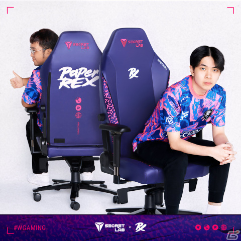 Secretlabとプロeスポーツチーム「Paper Rex」のコラボゲーミングチェア「Secretlab TITAN Evo Paper Rex エディション」が数量限定で発売！の画像4