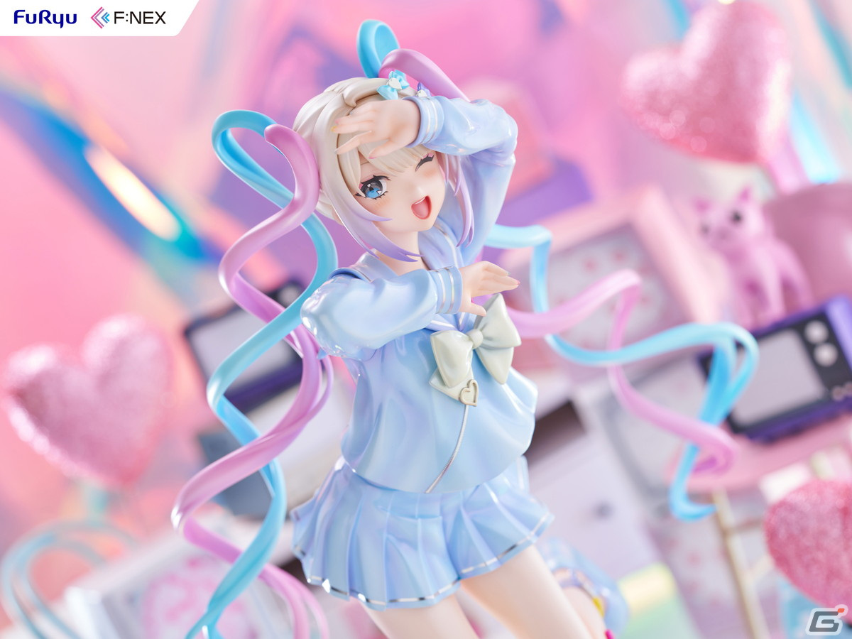 超絶最かわてんしちゃん 超てんちゃん フィギュア 1/7 予約特典 ぴえん猫付き NEEDY GIRL OVERDOSE」から超絶最かわてんしちゃんが1/7スケール