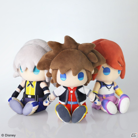 キングダム ハーツ」ソラとリク、カイリ、王様モデルのもこもこ