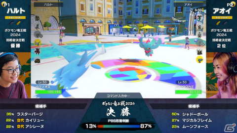 「ポケモン竜王戦2024」に出場する選手やチームなどの情報が公開！ゲーム部門の配信画面に初導入されるAI「Pokémon Battle Scope」を紹介の画像14