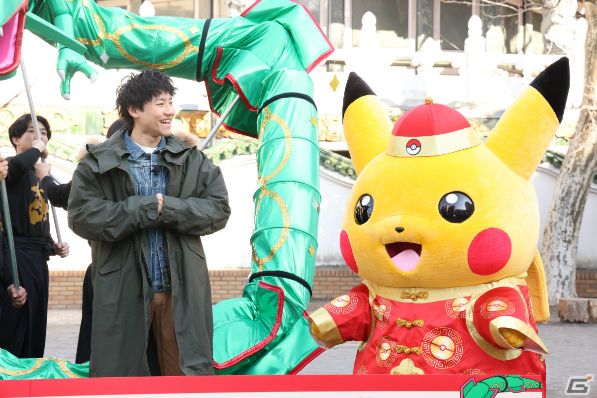 ポケモンスペシャルアニメ「ただいま」公開記念イベントとしてレックウザモチーフの「龍舞」お披露目式が実施！の画像17