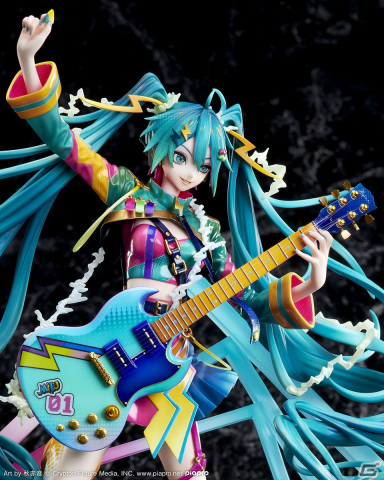 「初音ミク JAPAN TOUR 2023 ～THUNDERBOLT～」キービジュアルがスケールフィギュア化！の画像7