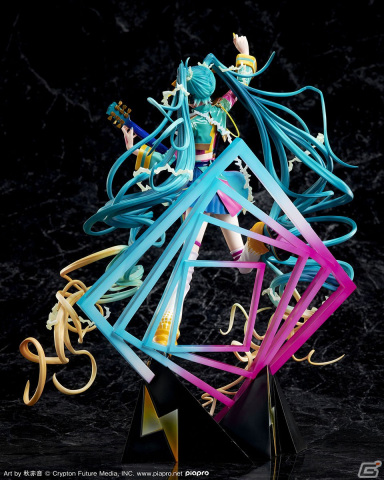 「初音ミク JAPAN TOUR 2023 ～THUNDERBOLT～」キービジュアルがスケールフィギュア化！の画像8