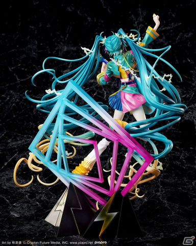 「初音ミク JAPAN TOUR 2023 ～THUNDERBOLT～」キービジュアルがスケールフィギュア化！の画像9