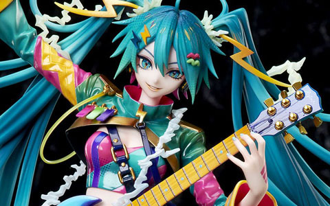 「初音ミク JAPAN TOUR 2023 ～THUNDERBOLT～」キービジュアルがスケールフィギュア化！