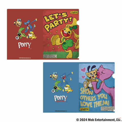 「Poppy Playtime」よりクリアファイルやポスター、ミニタオルなどのグッズが4月中旬より順次発売！の画像3
