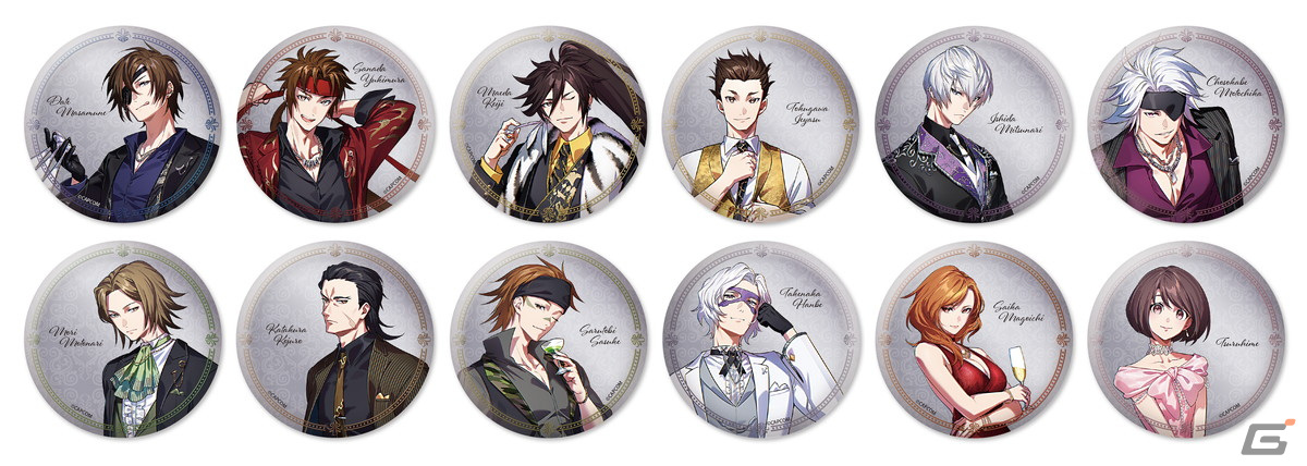 「戦国BASARA」BARがテーマの衣装に身を包んだ武将たちのグッズがカプくじオンラインに登場!S賞は全長約50cmの選べるアクリルパネルの画像
