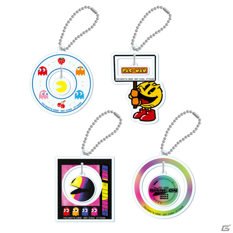 「パックマン」ゆらゆらアクリルキーホルダーやぬいぐるみなどのプライズが順次登場！キーホルダーとミニクリアポーチが当たるキャンペーンもの画像4