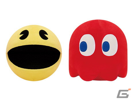 「パックマン」ゆらゆらアクリルキーホルダーやぬいぐるみなどのプライズが順次登場！キーホルダーとミニクリアポーチが当たるキャンペーンもの画像