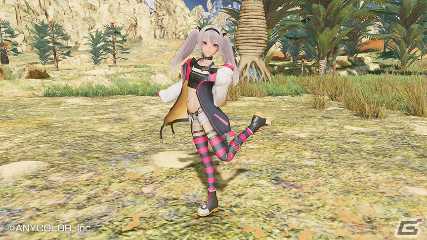 「PSO2 ニュージェネシス」にじさんじコラボ第2弾が実施!天宮こころさん、長尾景さん、魔使マオさん、夜見れなさんのアバターアイテムが登場の画像