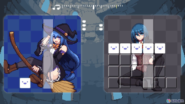 落ちもの脱衣パズル×リズムアクション「ウィッチパズリズム」がSwitchにて配信開始！の画像