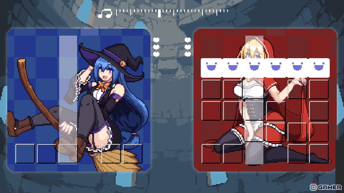 落ちもの脱衣パズル×リズムアクション「ウィッチパズリズム」がSwitchにて配信開始！の画像15