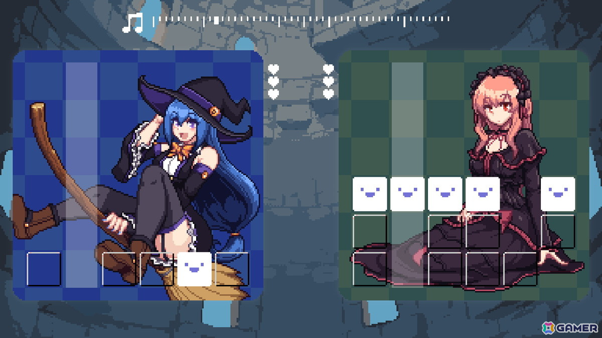 落ちもの脱衣パズル×リズムアクション「ウィッチパズリズム」がSwitchにて配信開始！の画像4