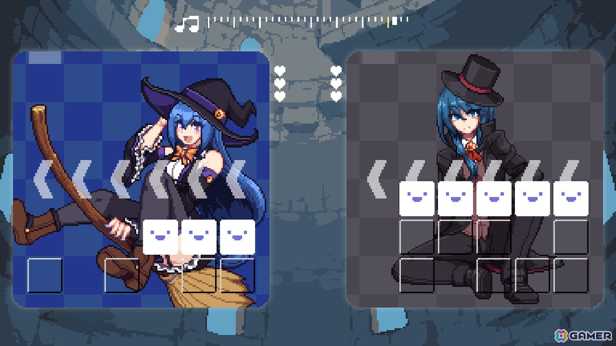 落ちもの脱衣パズル×リズムアクション「ウィッチパズリズム」がSwitchにて配信開始！の画像6
