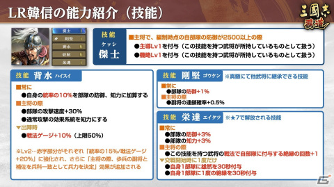 「三國志 覇道」で2月アップデートが実施！圧倒的な守備力と高い対部隊性能を持つ新LR武将「韓信」らが登場の画像6