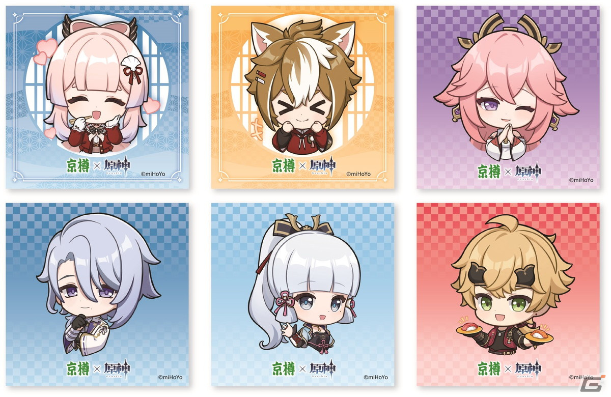 「原神」と「スシロー」「京樽」「回転寿司みさき」のコラボが2月21日より開催!ゲームの世界観を体験できる店舗も登場の画像