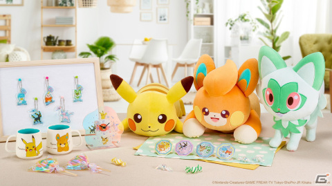 ピカチュウ・ニャオハ・パモのぬいぐるみがナムコのプライズに登場！「ポケモン ゆめいろキャンディ キャンペーン in ナムコ」が2月22日より開催の画像1