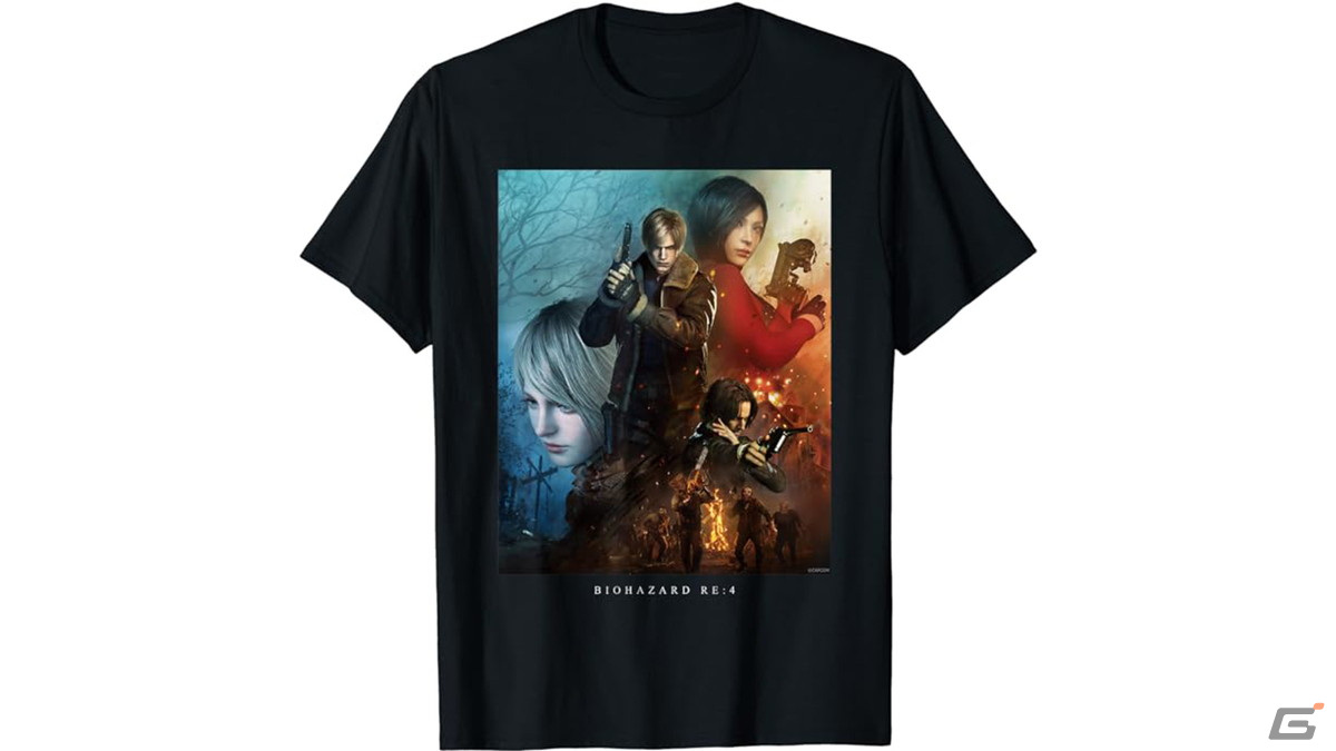 「バイオRE:4」のメインアートや「スト6」のリュウがTシャツに！アマゾンのCAPCOM公式アパレルに新デザインがラインナップの画像