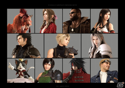 「FFVII リバース」とスクエニ公式カフェ「ARTNIA」「SQUARE ENIX CAFE」のコラボカフェが2月29日より開催決定!の画像