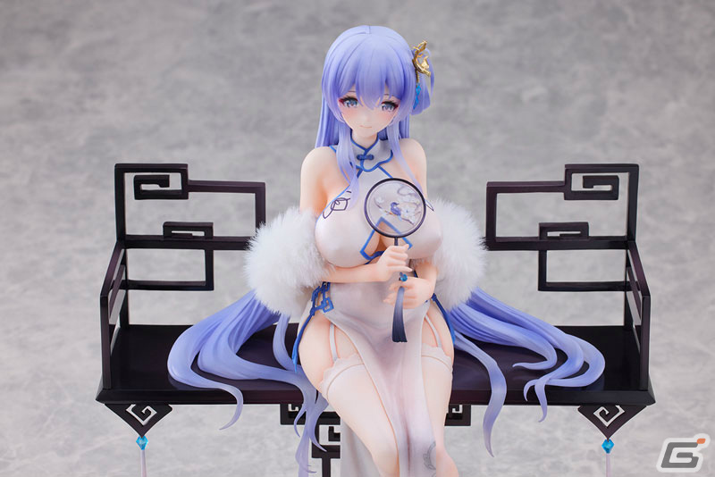 「アズレン」ロドニーが白いチャイナドレス姿のスキン「完璧な佳人」をもとに立体化！の画像
