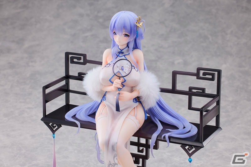 「アズレン」ロドニーが白いチャイナドレス姿のスキン「完璧な佳人」をもとに立体化！の画像