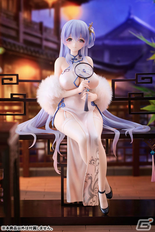 「アズレン」ロドニーが白いチャイナドレス姿のスキン「完璧な佳人」をもとに立体化！の画像