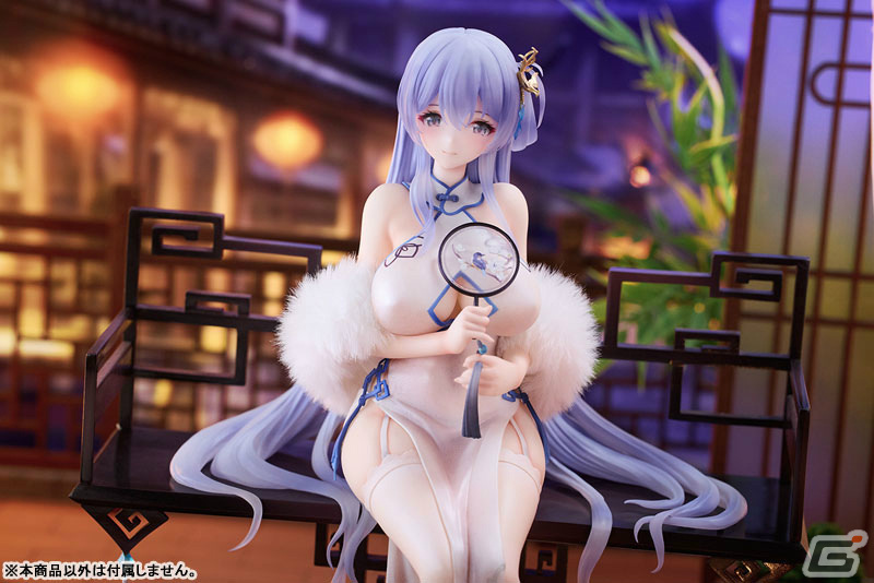【新品】アズールレーン ロドニー　完璧な佳人　フィギュア アズレン」ロドニーが白いチャイナドレス姿のスキン「完璧な佳人