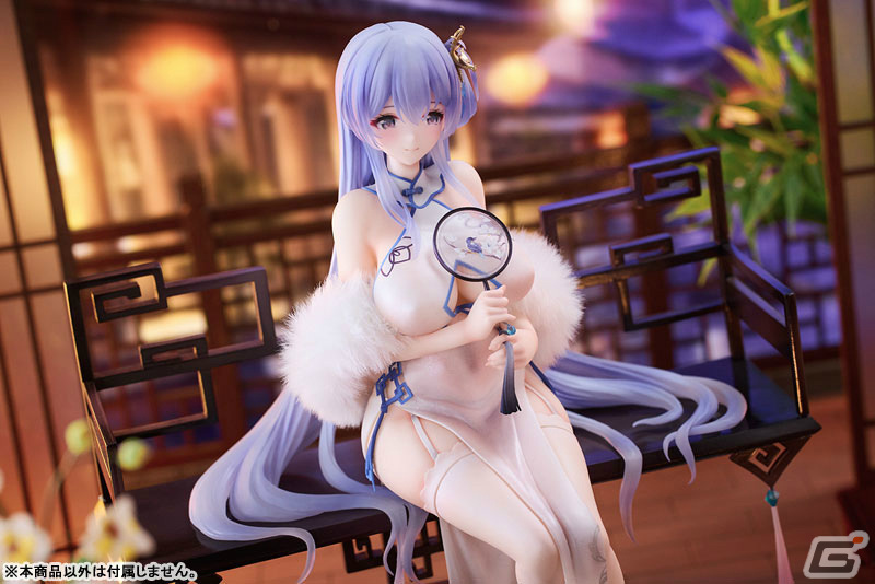 「アズレン」ロドニーが白いチャイナドレス姿のスキン「完璧な佳人」をもとに立体化！の画像