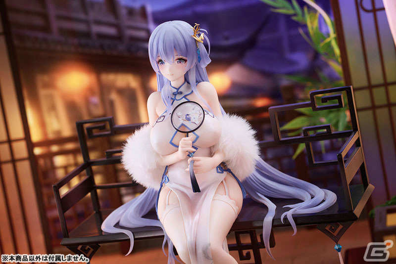 「アズレン」ロドニーが白いチャイナドレス姿のスキン「完璧な佳人」をもとに立体化！の画像